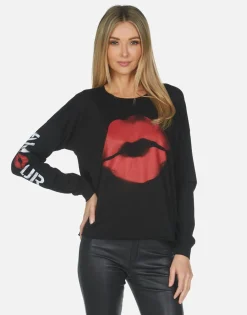 Fashion Spray Kiss Amour Crop Tee | Luella X By Women Long Sleeve