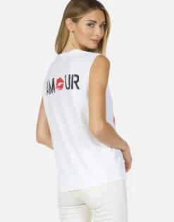 Cheap Spray Kiss Scoop Neck Tank | Kel By Women Tanks