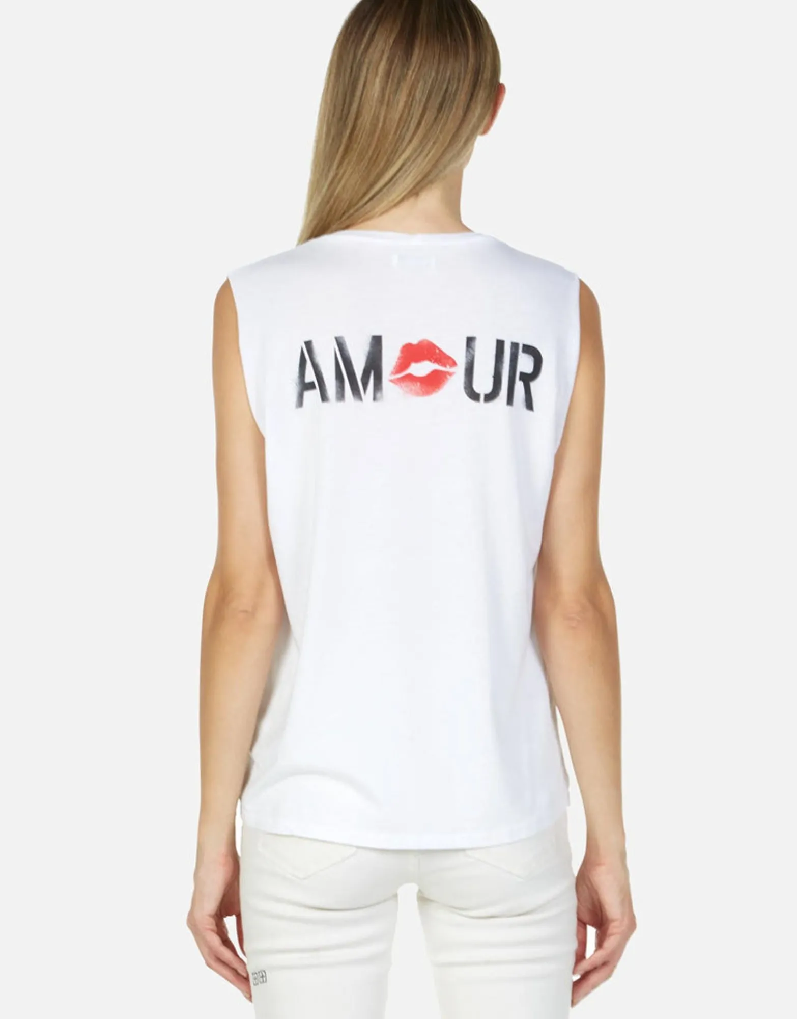 Cheap Spray Kiss Scoop Neck Tank | Kel By Women Tanks