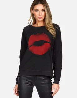 Cheap Spray Kiss Vintage Pullover | Noleta By Women Long Sleeve