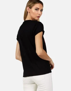 Best Sale Striped Mouth Loved S/S Vintage Tee | Croft By Women Short Sleeve