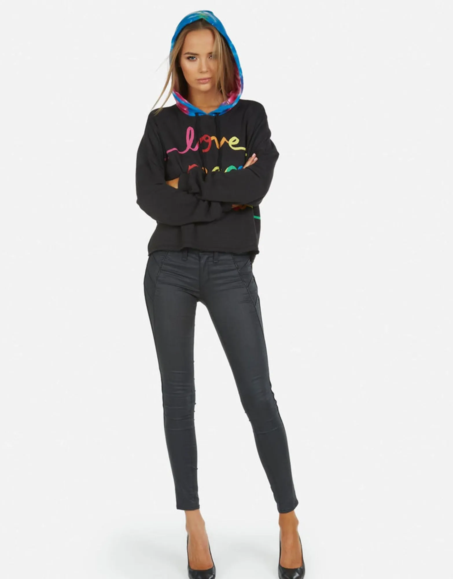 Fashion Tabitha Love Peace Happiness Women Hoodies