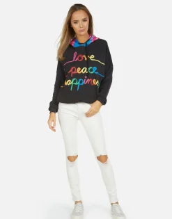 Fashion Tabitha Love Peace Happiness Women Hoodies