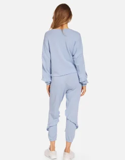 Sale Tamara Floral Dove Women Crop Sweatpants
