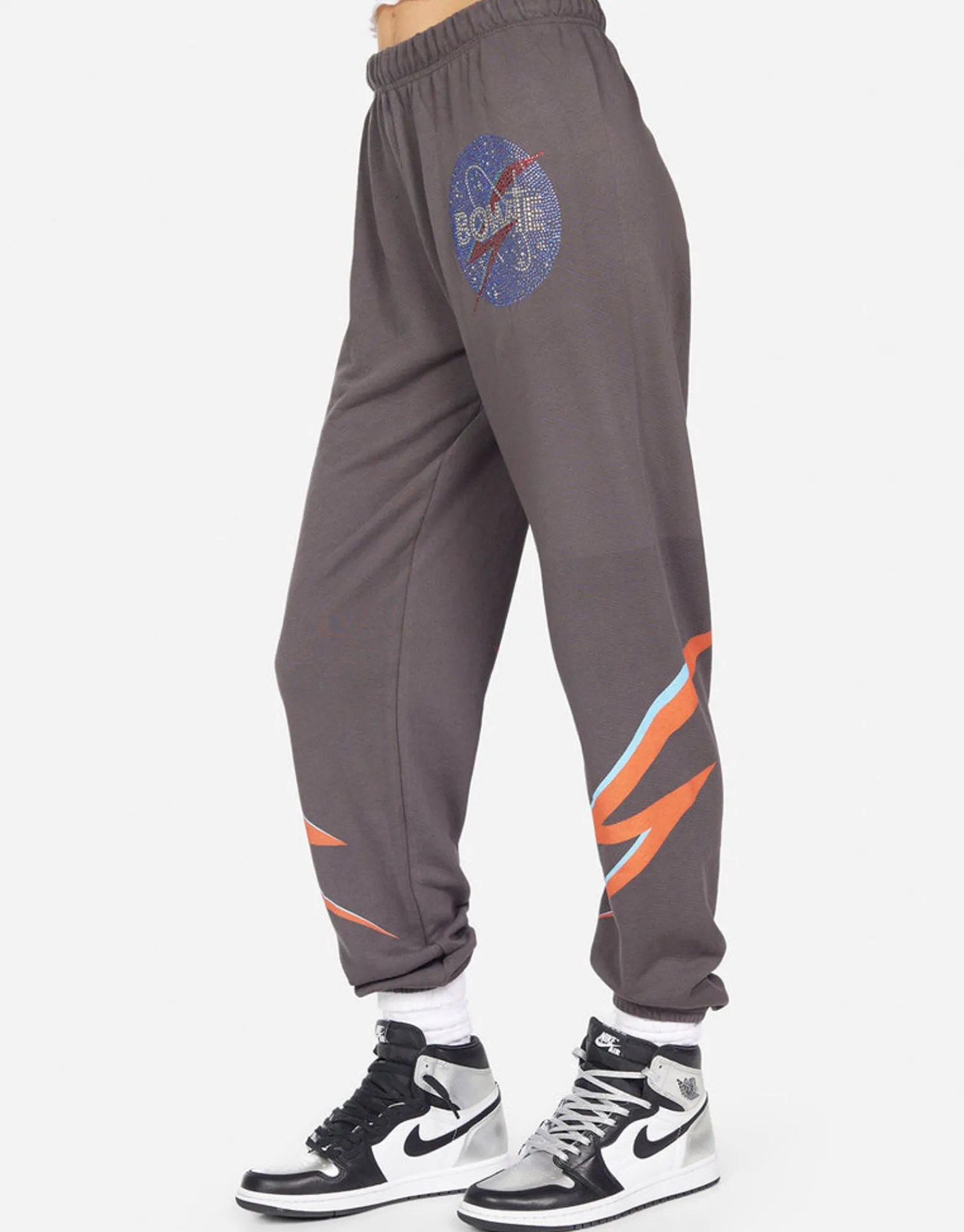Online Tanzy Crystal Bowie Space Women Long Sweatpants