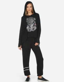 Cheap Tanzy Crystal Rocker Teddy Women Long Sweatpants