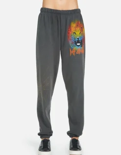 Sale Tanzy Def Leppard Leopard Women Long Sweatpants