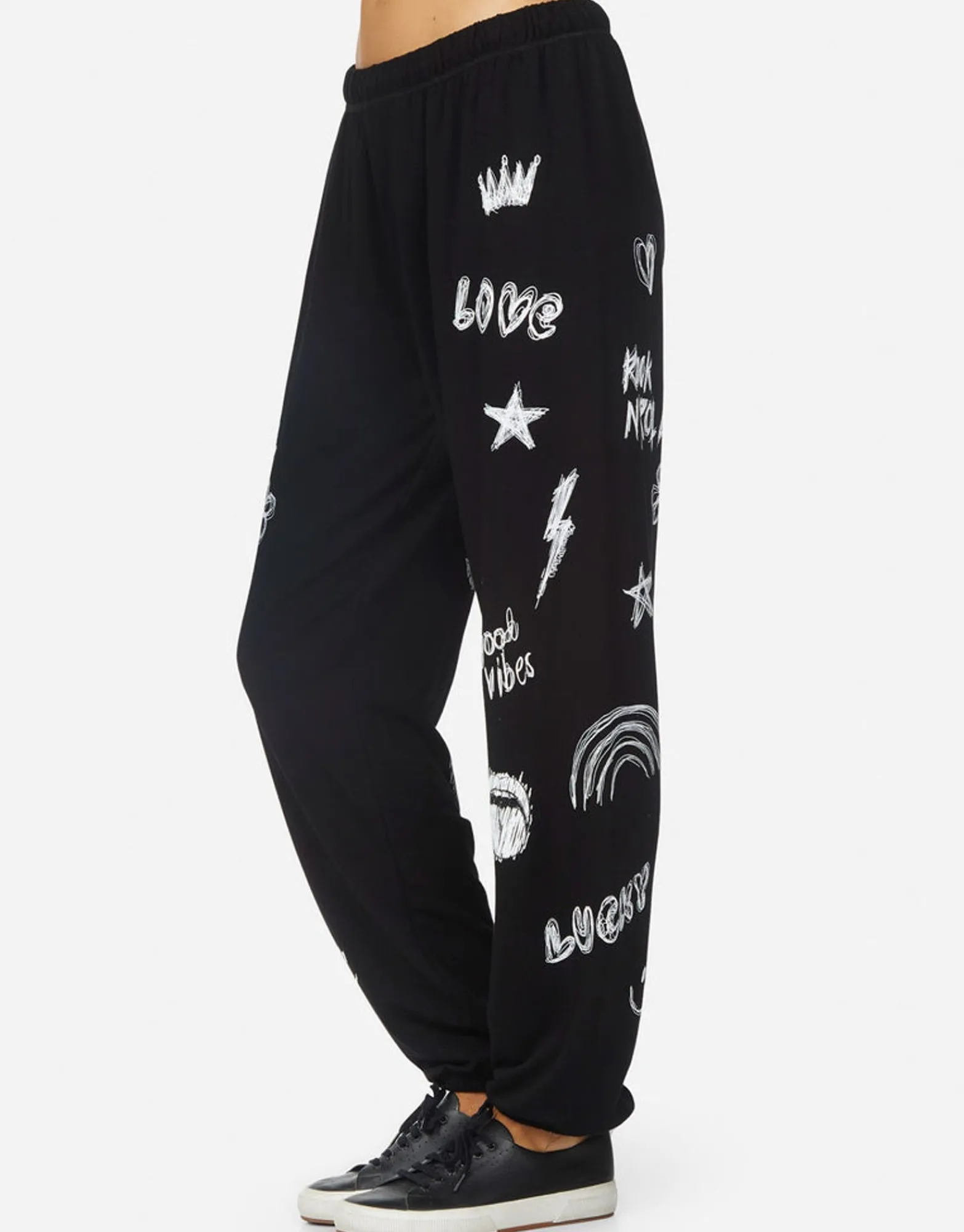 Best Sale Tanzy Doodle Elements Women Long Sweatpants