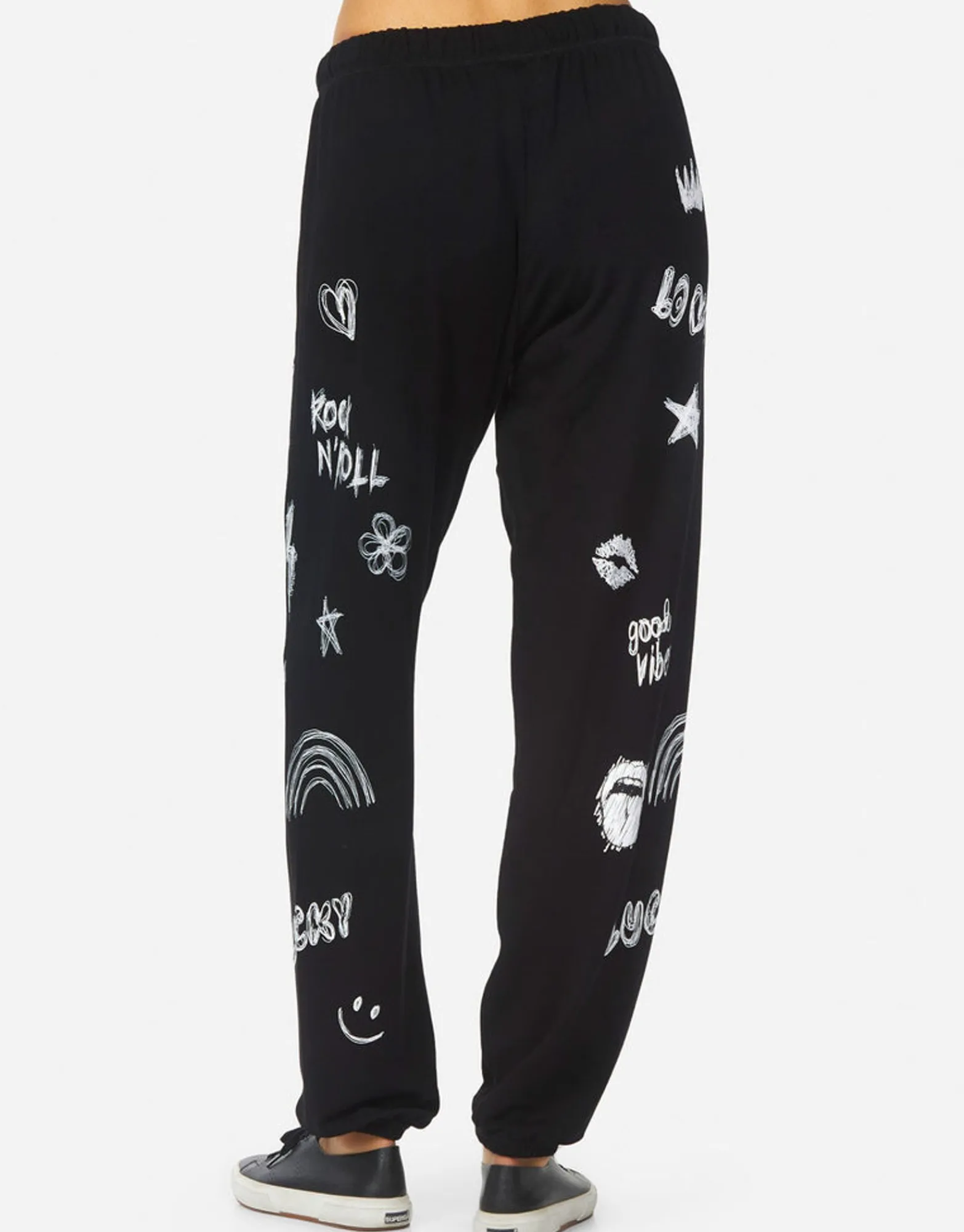 Best Sale Tanzy Doodle Elements Women Long Sweatpants