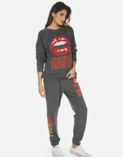 Clearance Tanzy Kiss Lip Women Long Sweatpants