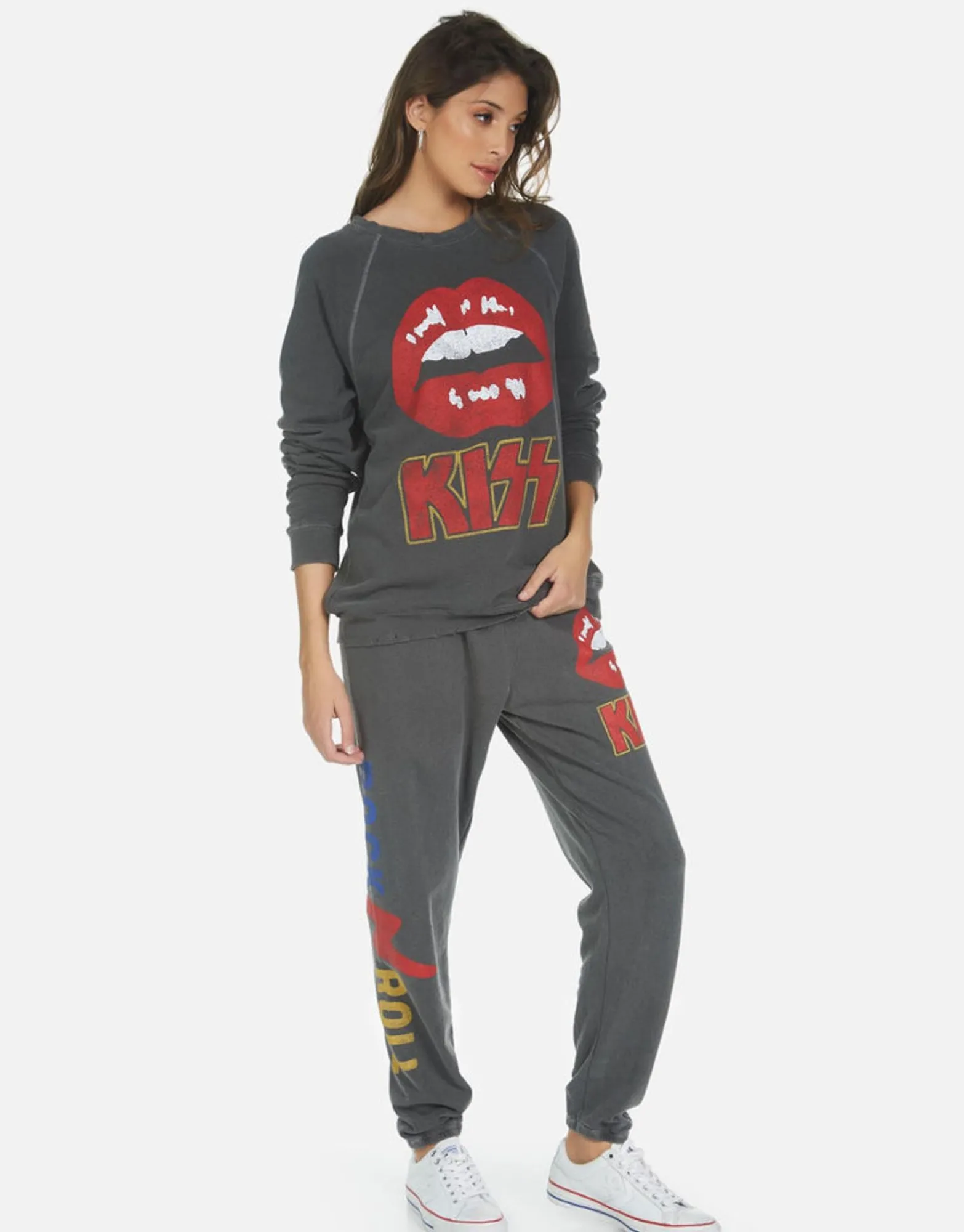 Clearance Tanzy Kiss Lip Women Long Sweatpants