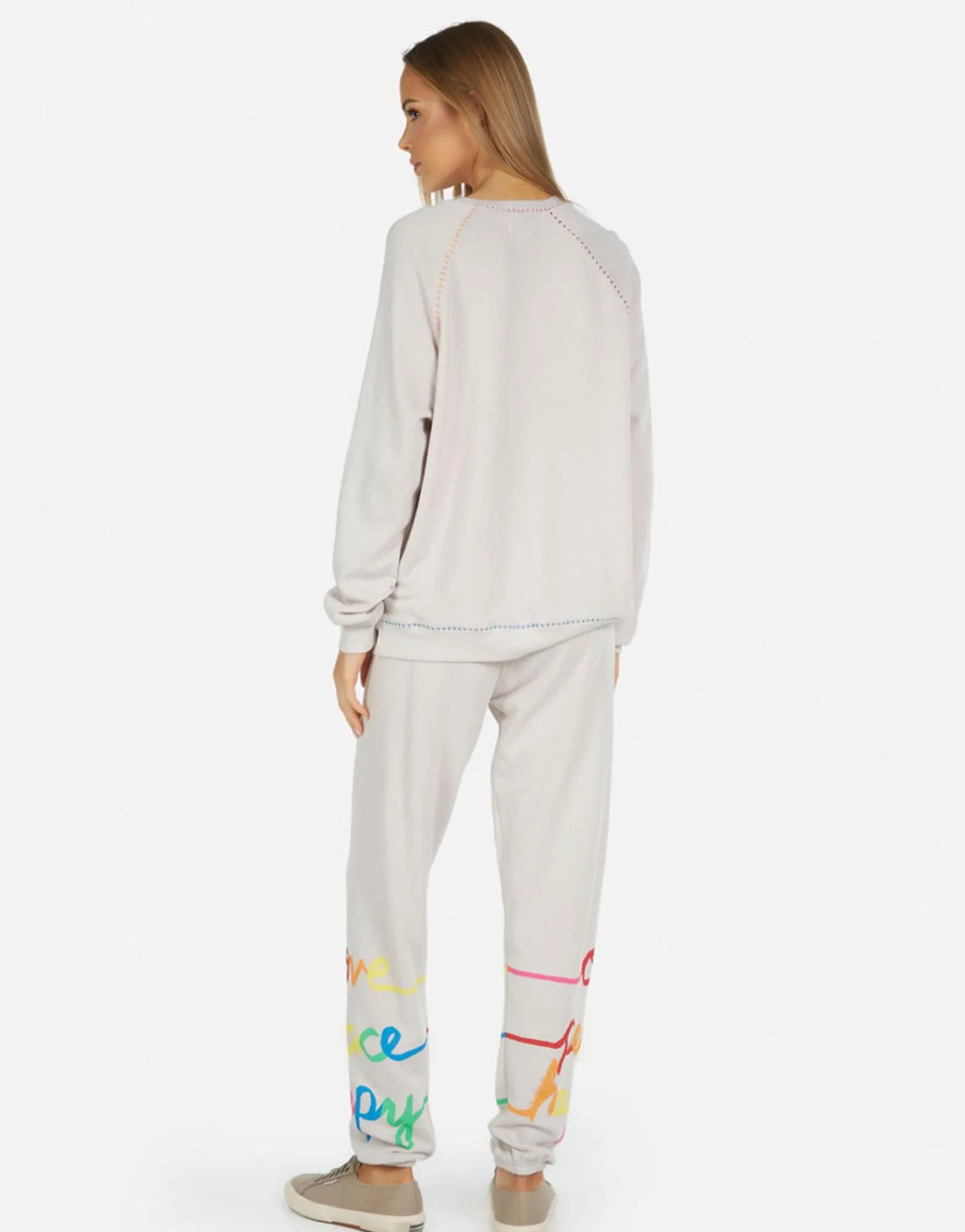 Store Tanzy Love Peace Happiness Women Long Sweatpants