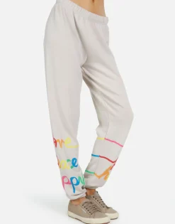 Store Tanzy Love Peace Happiness Women Long Sweatpants