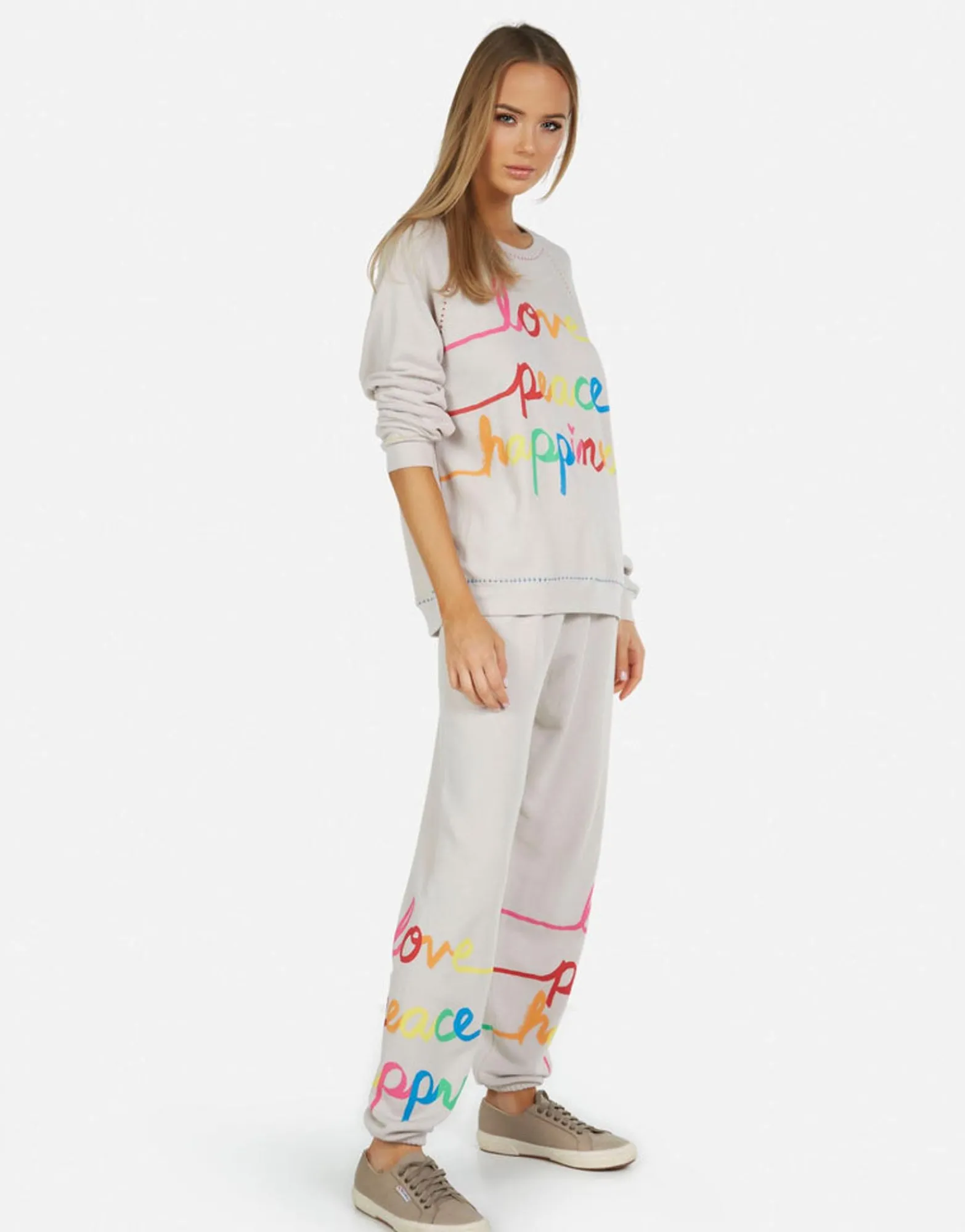 Store Tanzy Love Peace Happiness Women Long Sweatpants