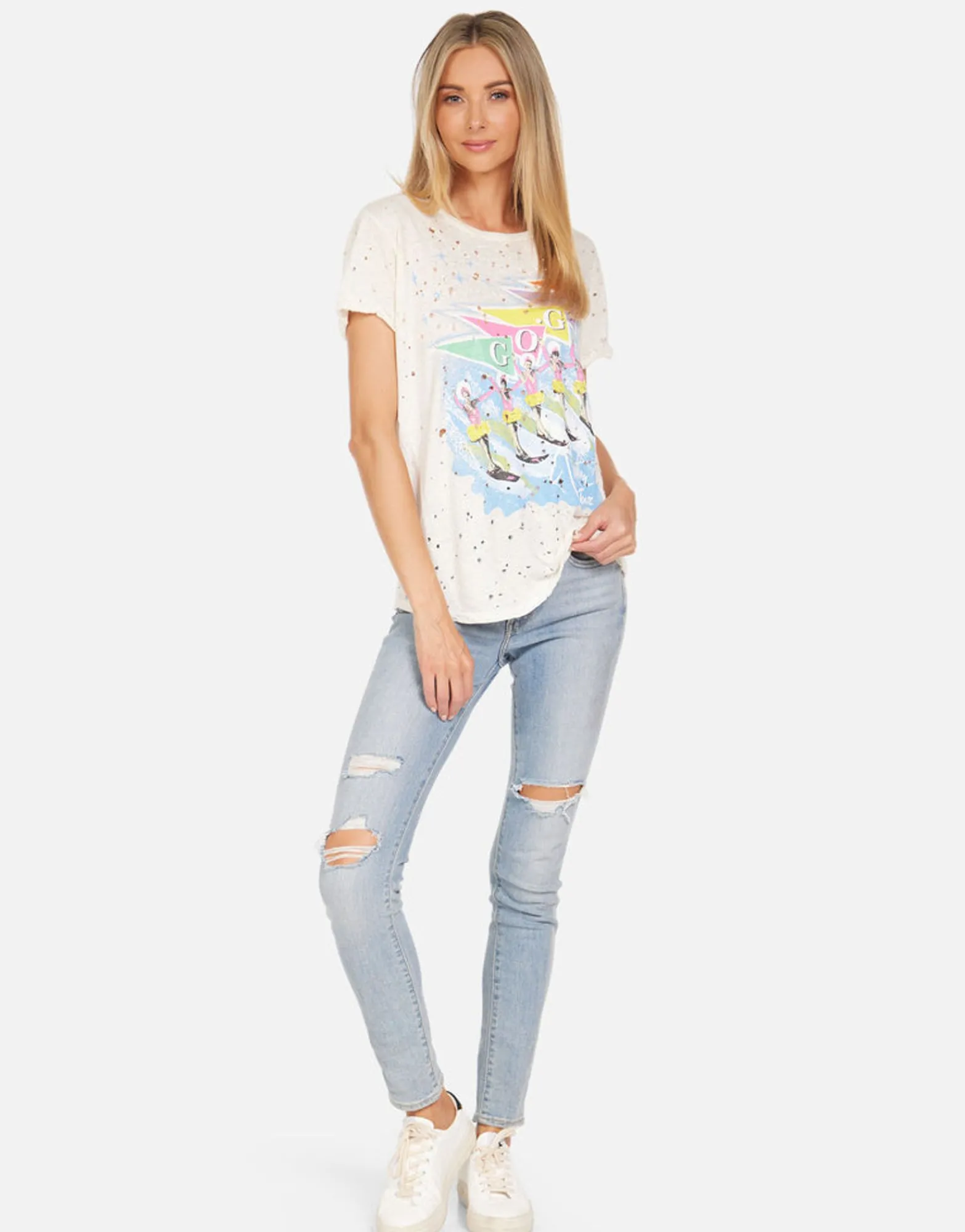 Store The Go-Go'S Vacation Tour Vintage Concert Tee | Bess By Women Short Sleeve