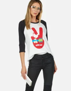Shop The Police Ghost In The Machine Vintage Baseball Tee By Women Short Sleeve