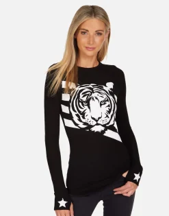 New Tiger Stars & Stripes L/S Fitted Thermal | Mckinley By Women Long Sleeve