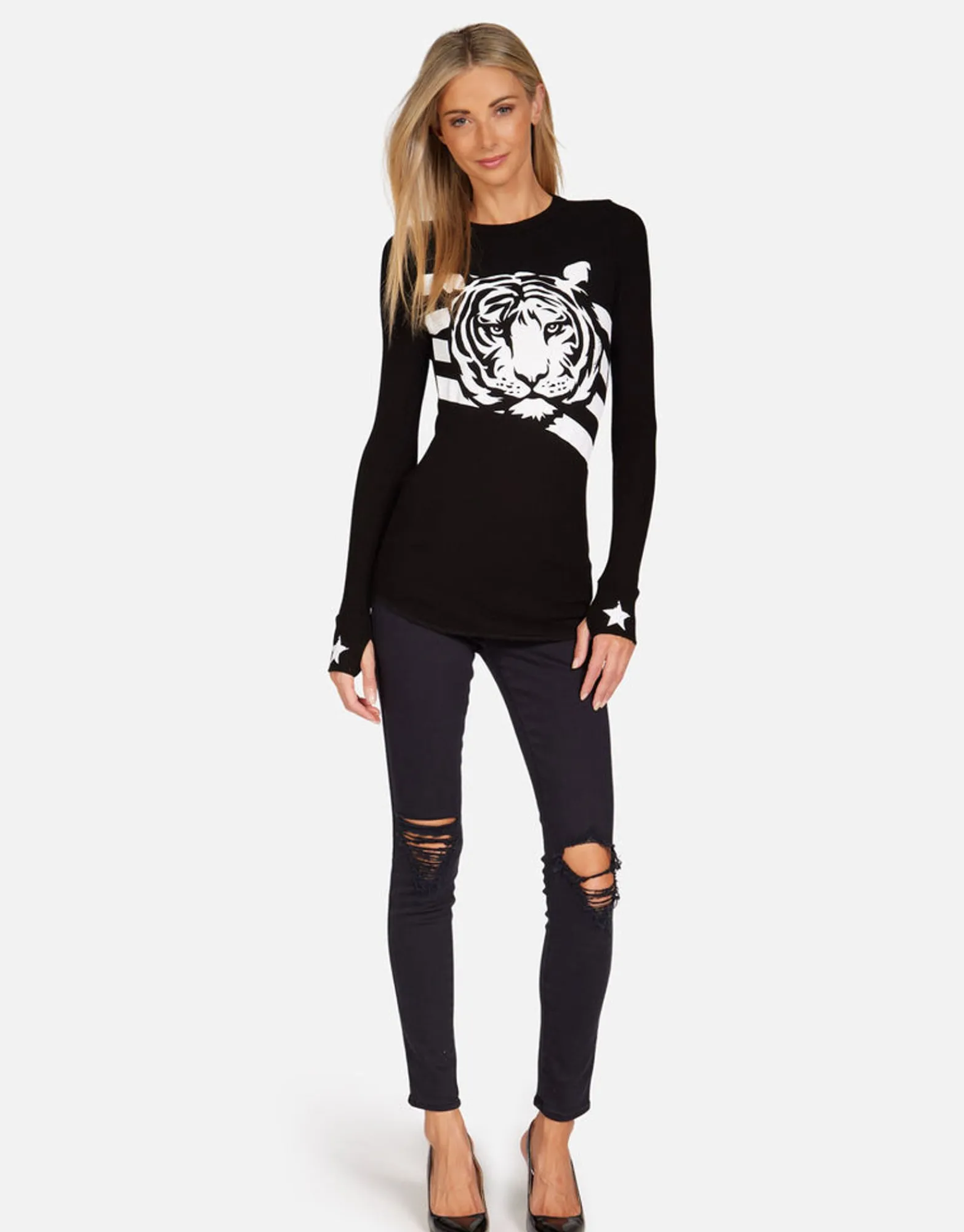 New Tiger Stars & Stripes L/S Fitted Thermal | Mckinley By Women Long Sleeve