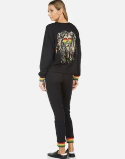 New Valencia Rasta Lion Women Long Sweatpants