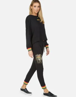 New Valencia Rasta Lion Women Long Sweatpants