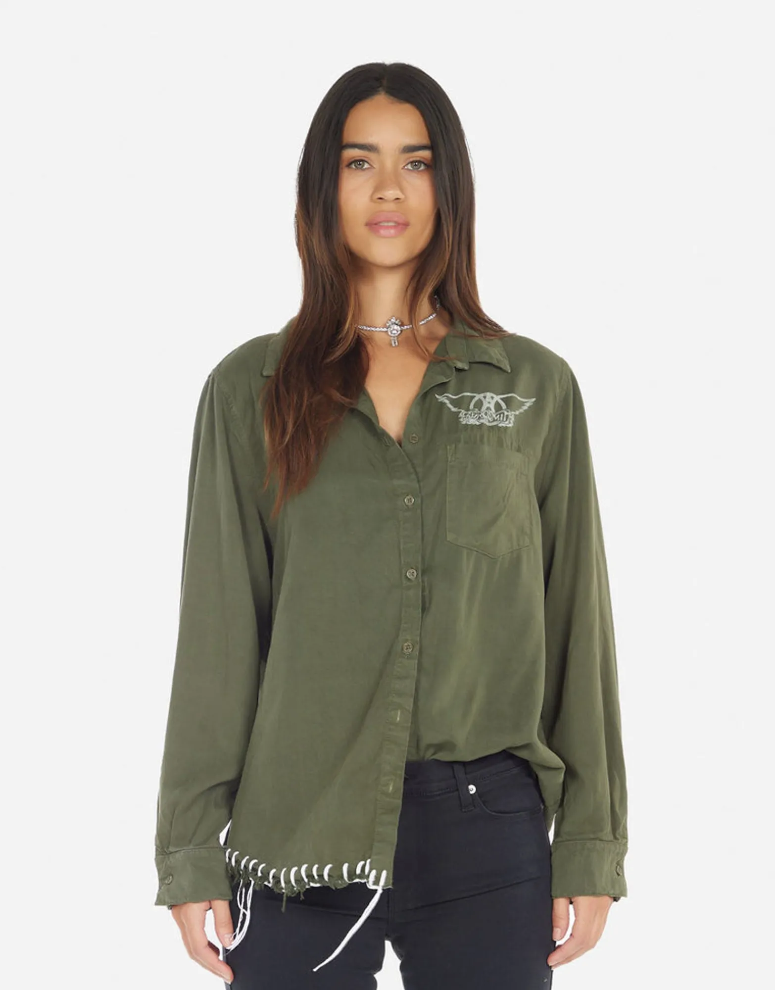 Cheap Vintage Aerosmith Shirt | Sloane By Women Long Sleeve