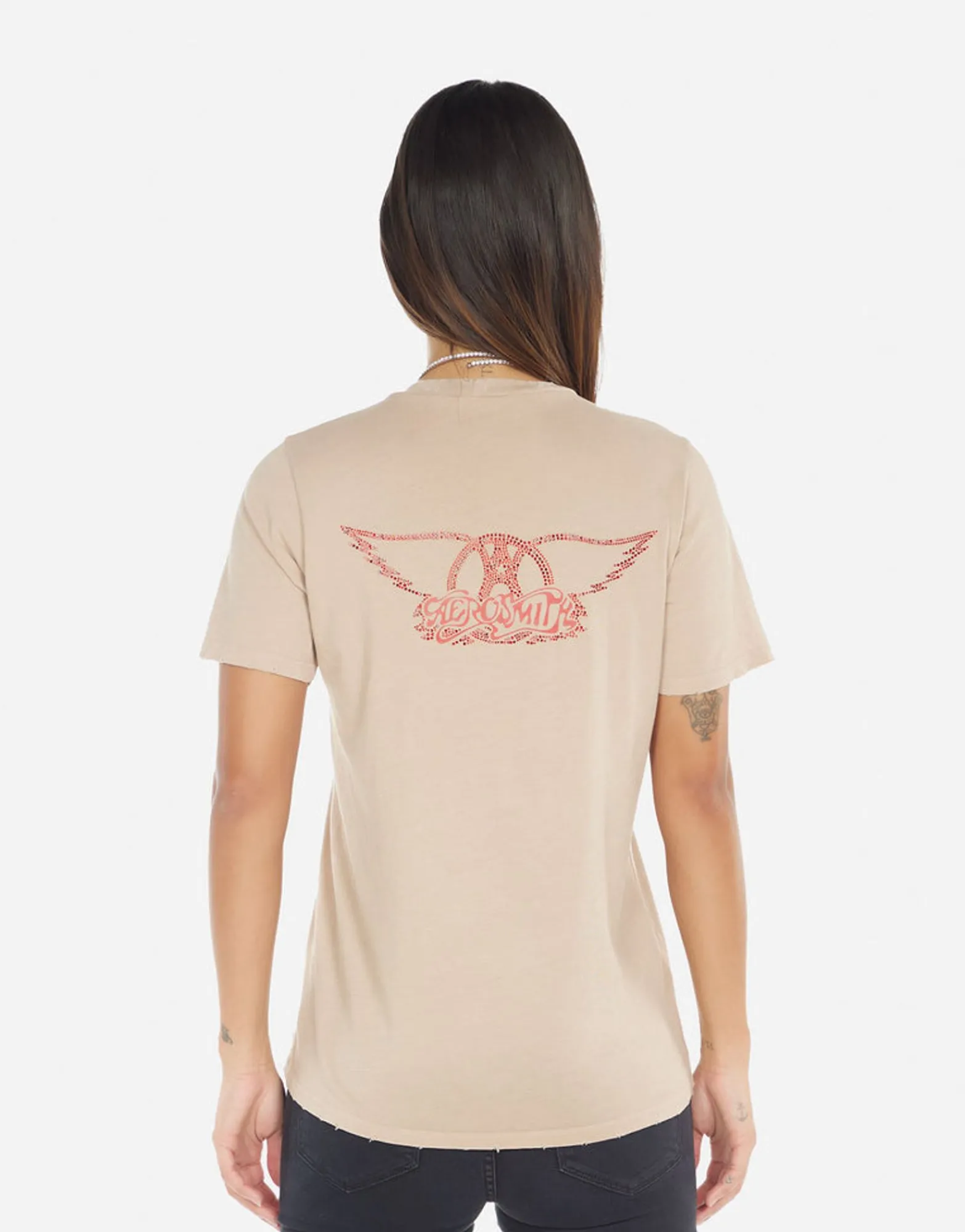 New Vintage Aerosmith Women'S Classic Tee | Croft By Women Short Sleeve