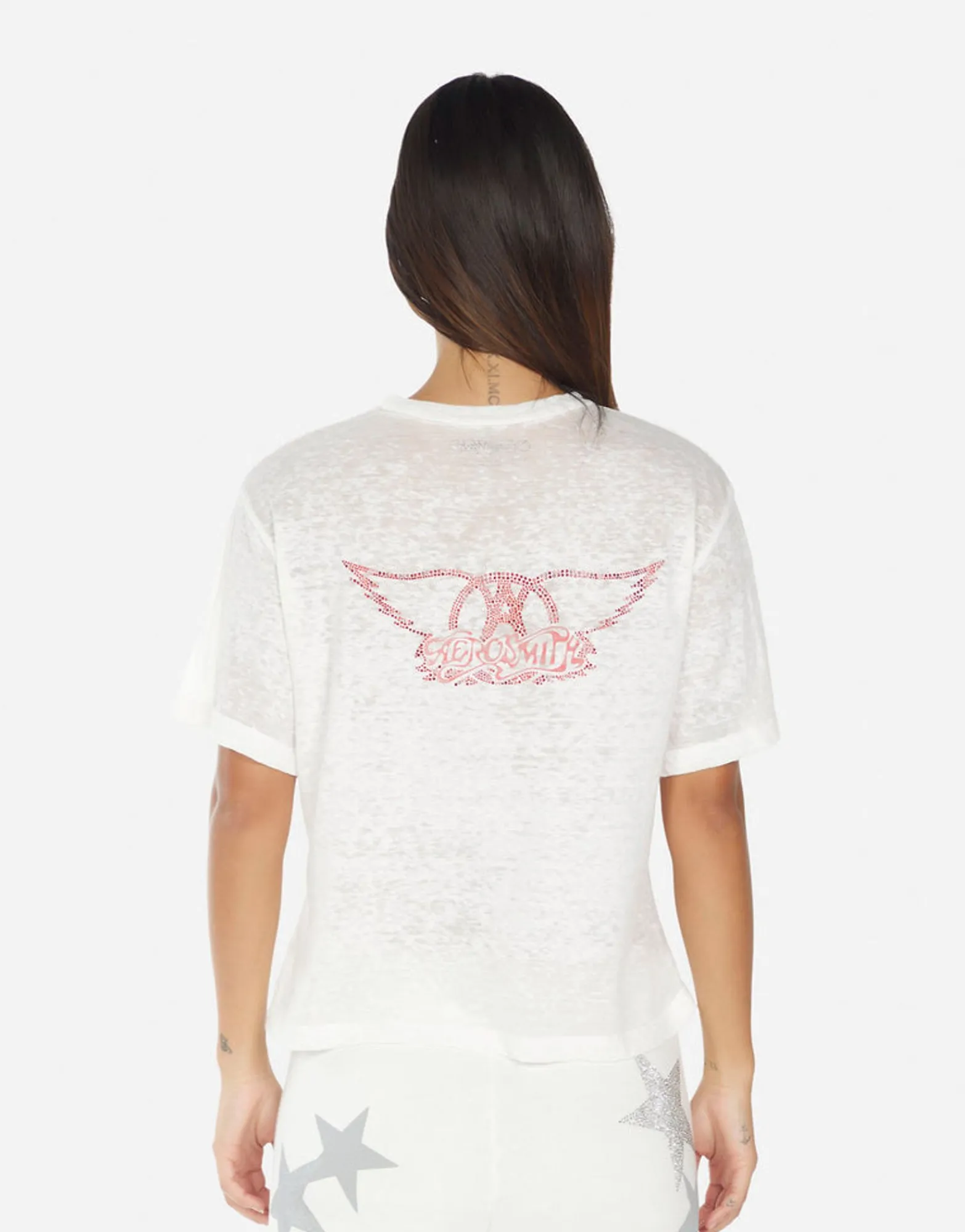 Hot Vintage Aerosmith Women'S T-Shirt | Linnea By Women Short Sleeve