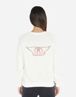 Cheap Vintage Aerosmith Women'S Pullover | Anela By Women Long Sleeve