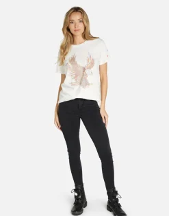Sale Vintage Eagle Boyfriend Tee In | Wolf By Women Short Sleeve