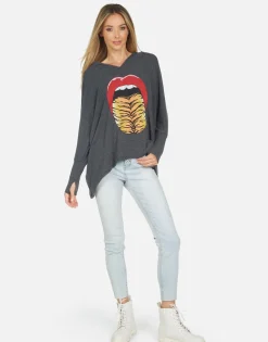 Best Wilma Tiger Tongue Women Hoodies