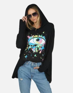 New Wilma Watercolor Eye Women Hoodies