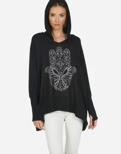 New Wilma X Butterfly Hamsa Women Hoodies