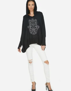 New Wilma X Butterfly Hamsa Women Hoodies