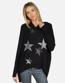 Best Sale Wilma X Crystal Multi Stars Women Hoodies