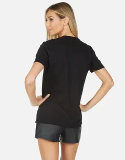 Outlet Wolf Crystal Lipstick Peace Women Short Sleeve