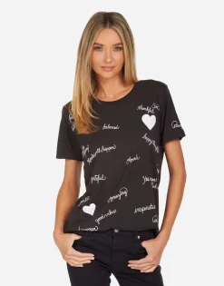 Store Wolf Happy Thoughts Women Short Sleeve