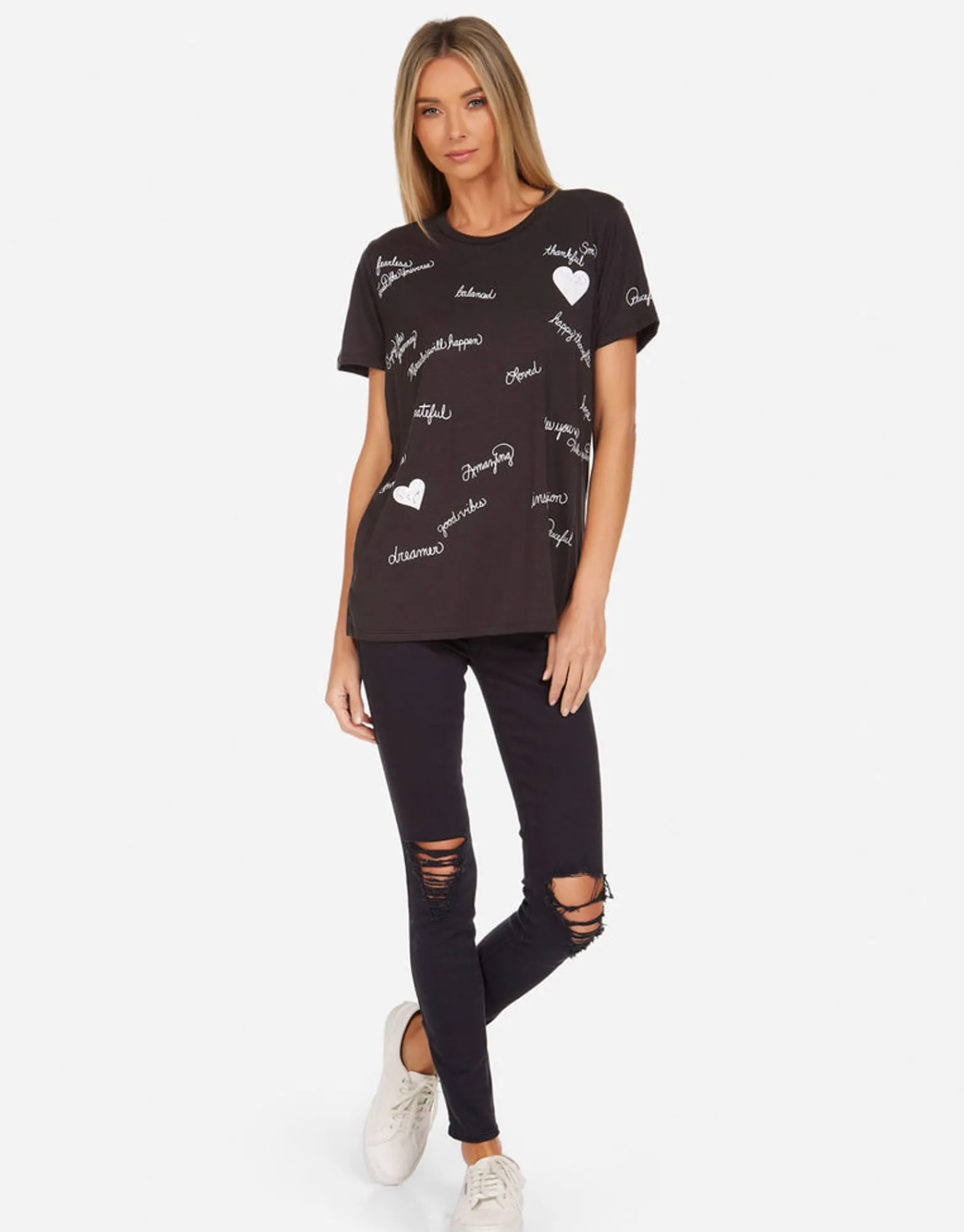 Store Wolf Happy Thoughts Women Short Sleeve