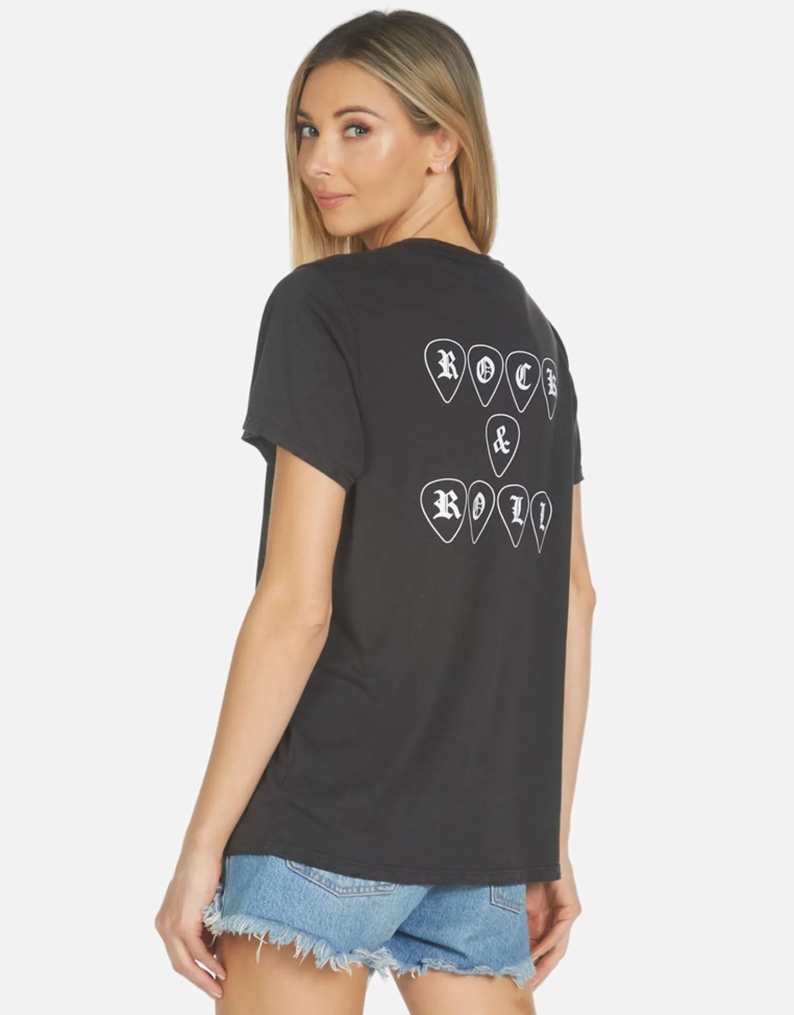 Cheap Wolf Music Skull Women Short Sleeve