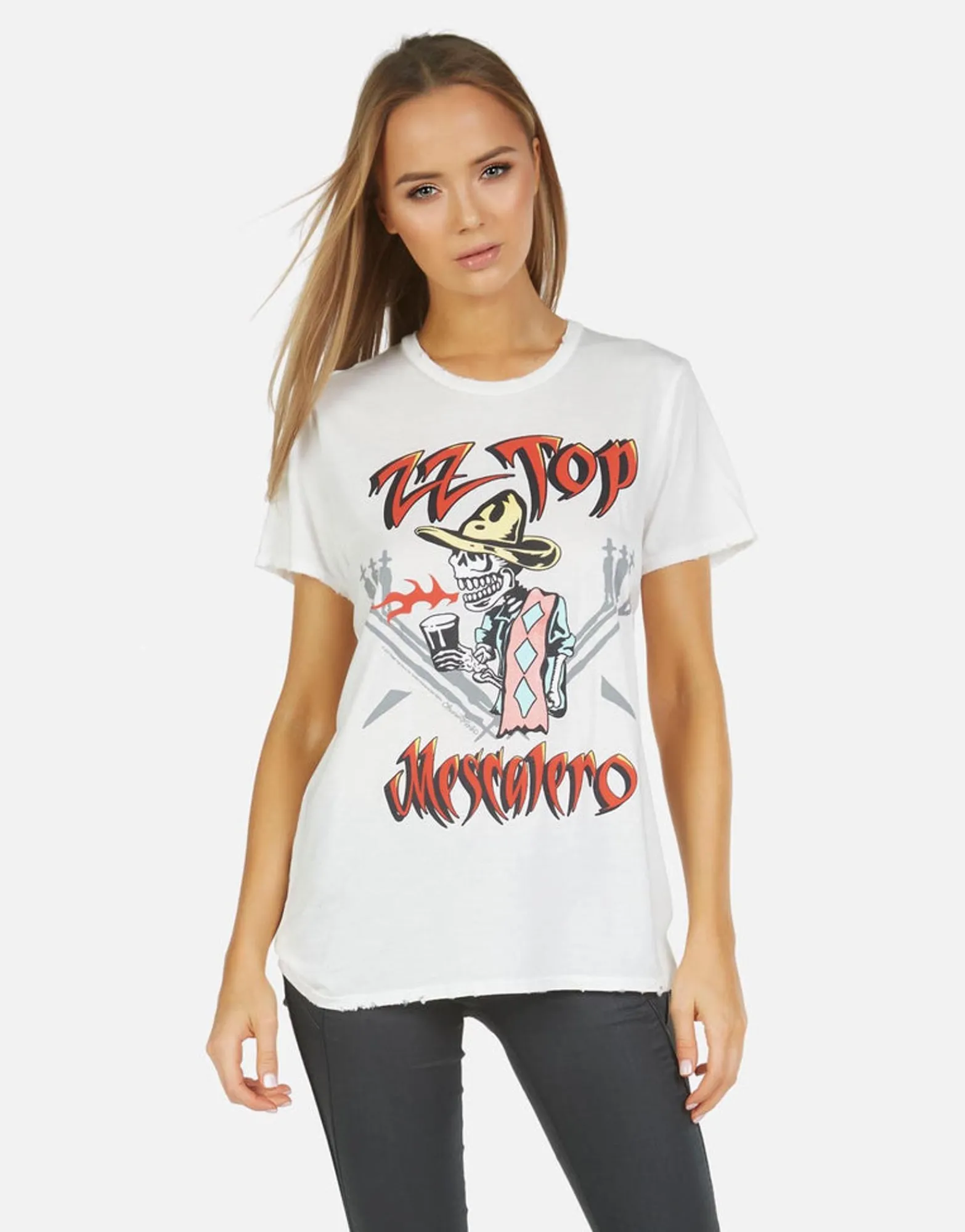 Discount Wolf Zz Top Women Short Sleeve