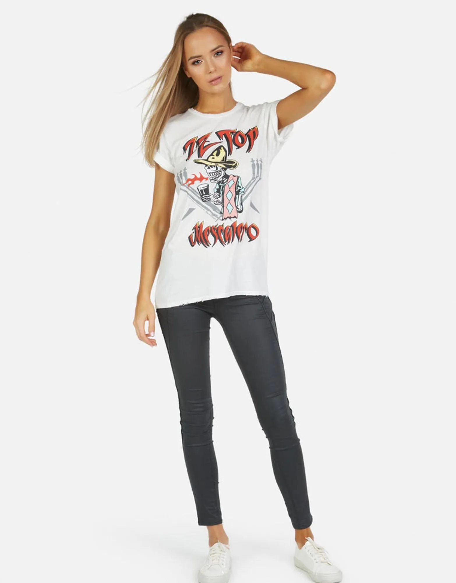 Discount Wolf Zz Top Women Short Sleeve