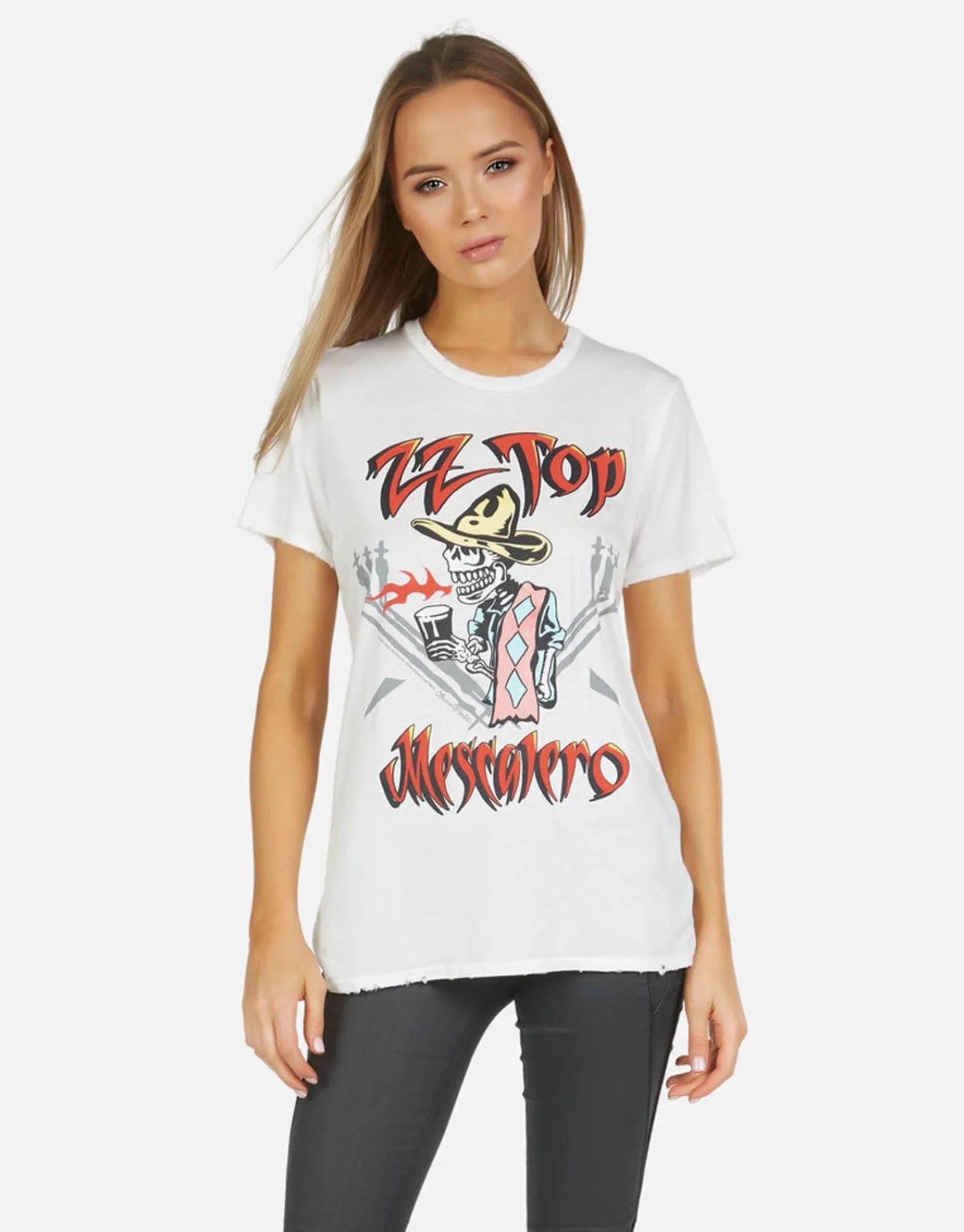 Discount Wolf Zz Top Women Short Sleeve