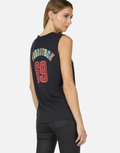 New Woodstock Peace Scoop Neck Muscle Tank | Kel By Women Tanks