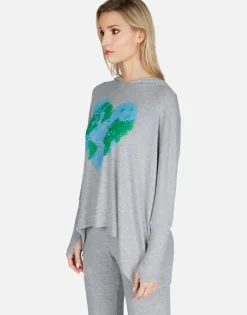 Fashion World Love Oversized Pullover W/ Hood | Wilma By Women Hoodies