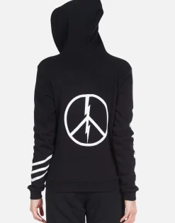 Best Sale World Peace Zip Up Hoodie | Lennox By Women Hoodies